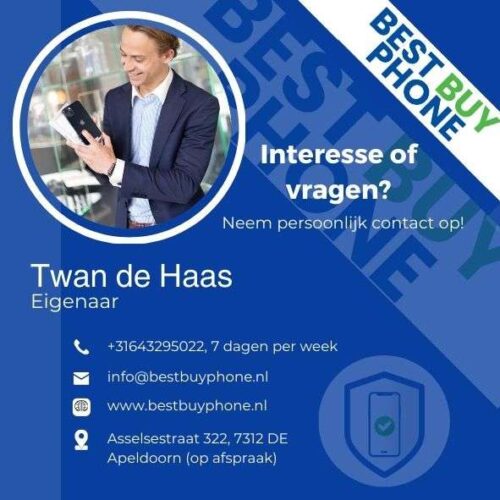 iPhone Air 256GB zwart /100% batt /krasvrij scherm /garantie