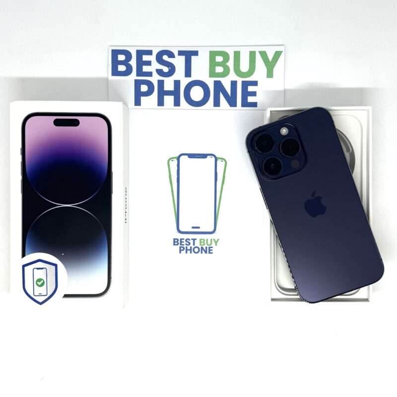 14 pro paars iPhone 14 Pro 128GB paars /100% batt /krasvrij glas /garantie