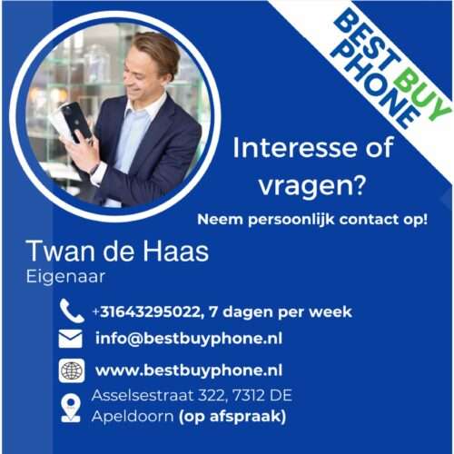 iPhone 15 Pro Max 512GB zwart /kras vrij scherm /89% batt /garantie