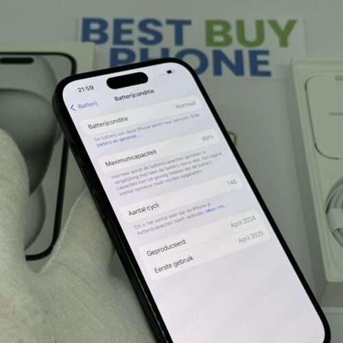 IMG_4331 iPhone 15 512GB zwart /99% batt /licht gebruikt /garantie