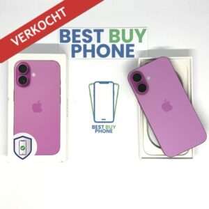 iPhone 16 128GB roze /licht gebruikt /97% batt /garantie