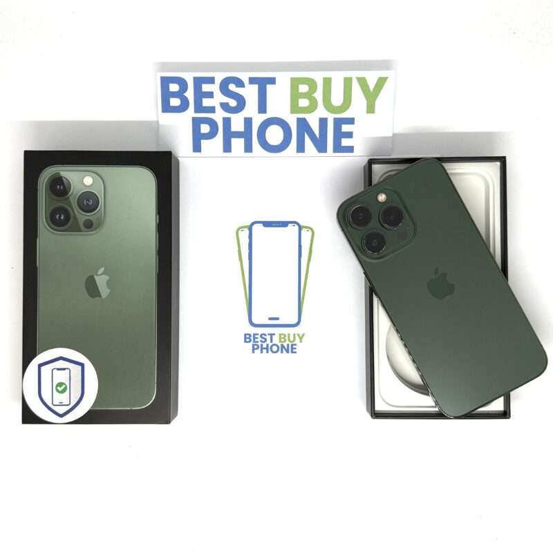 iPhone 13 Pro 1TB groen /krasvrij glas /88% batt /garantie