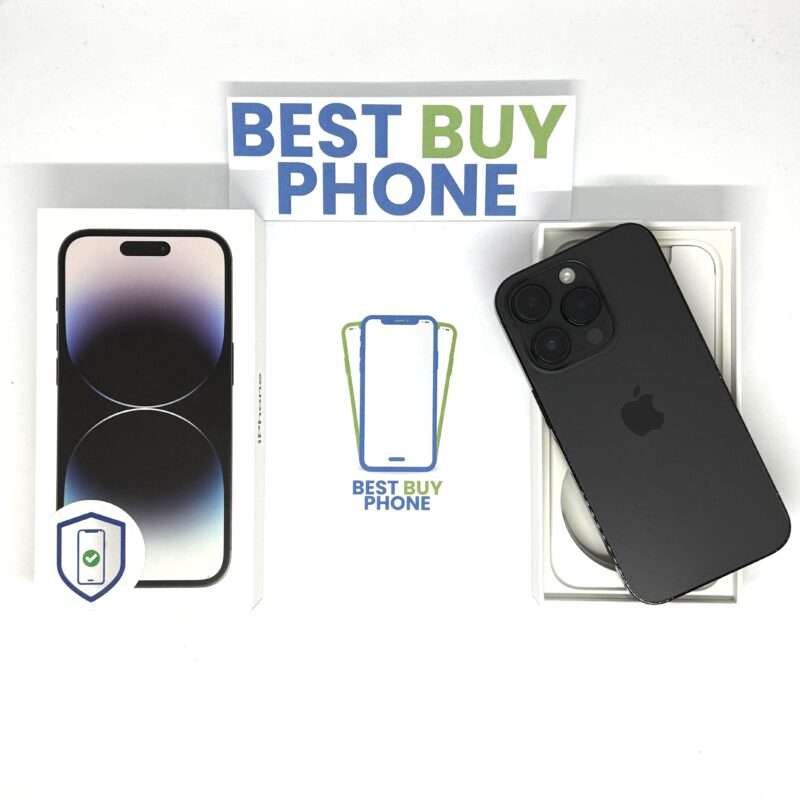 IMG_3399 iPhone 14 Pro 512GB zwart /krasvrij scherm /100% batt /garantie