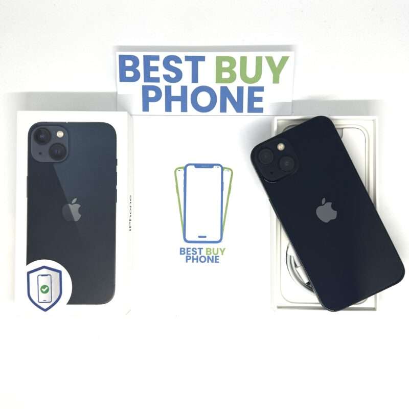 iPhone 13 128GB zwart /100% batt /krasvrij /garantie