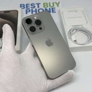 iPhone 15 Pro 128GB naturel /ongebruikt + 12 maanden garantie