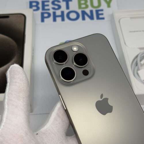 iPhone 15 Pro 128GB naturel /ongebruikt + 12 maanden garantie