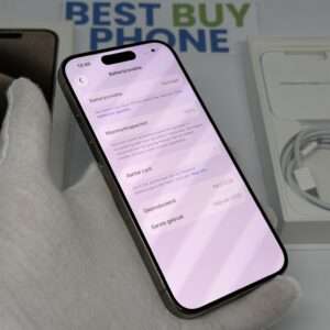 iPhone 15 Pro 128GB naturel /ongebruikt + 12 maanden garantie