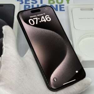 iPhone 15 Pro Max 512GB zwart /kras vrij scherm /89% batt /garantie