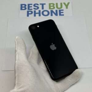 iPhone SE 2022 128GB zwart /krasvrij /100% batt /garantie