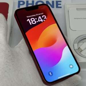 iPhone 13 512GB rood /zeer net /86% batt /garantie