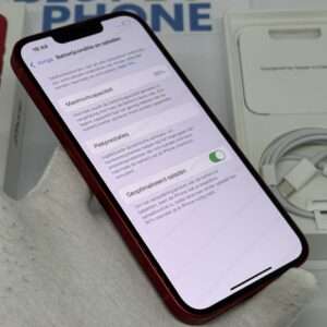 iPhone 13 512GB rood /zeer net /86% batt /garantie