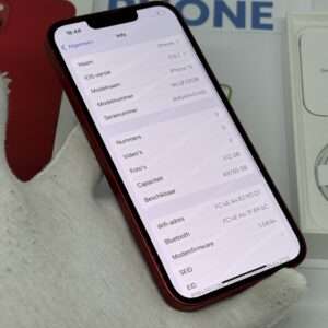 iPhone 13 512GB rood /zeer net /86% batt /garantie