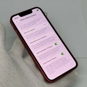 iPhone 13 mini 128GB rood /100% batt /krasvrij /garantie