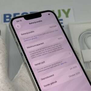 iPhone 16E 256GB wit /ongebruikt + 12 maanden garantie