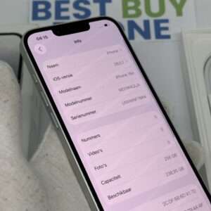 iPhone 16E 256GB wit /ongebruikt + 12 maanden garantie