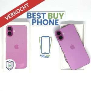 iPhone 16 128GB roze /licht gebruikt /97% batt /garantie