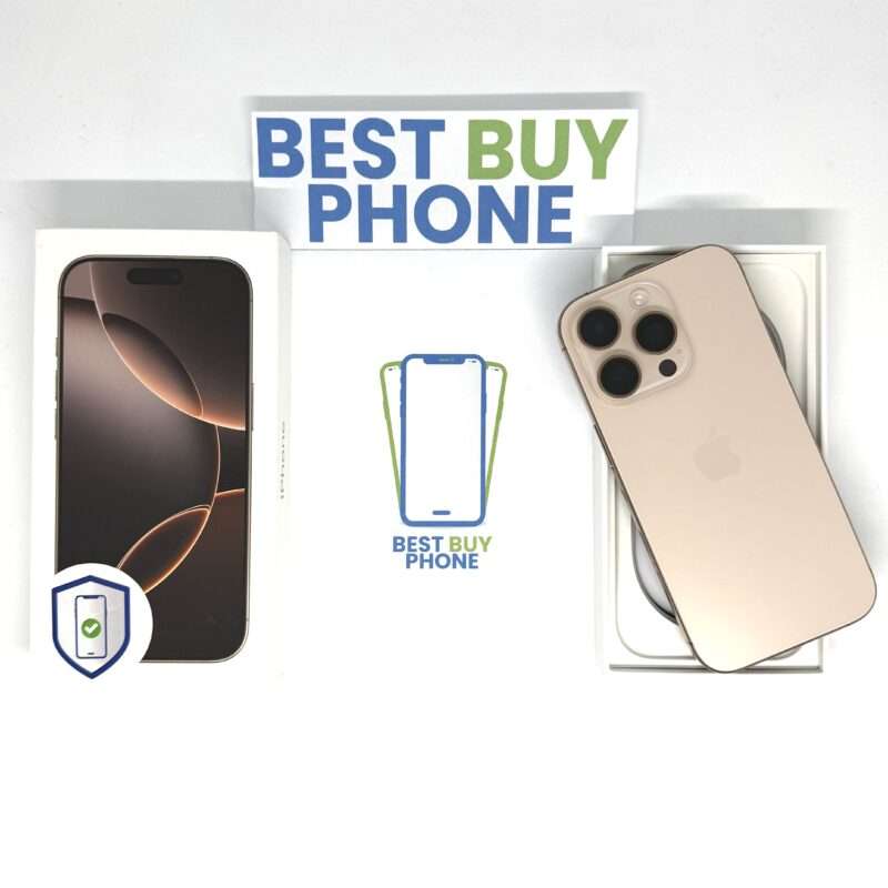 iPhone 16 Pro 256GB goud /licht gebruikt /92% batt /garantie