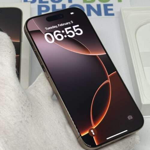 IMG_5387 iPhone 16 Pro 256GB goud E-sim /91% batt /krasvrij /garantie