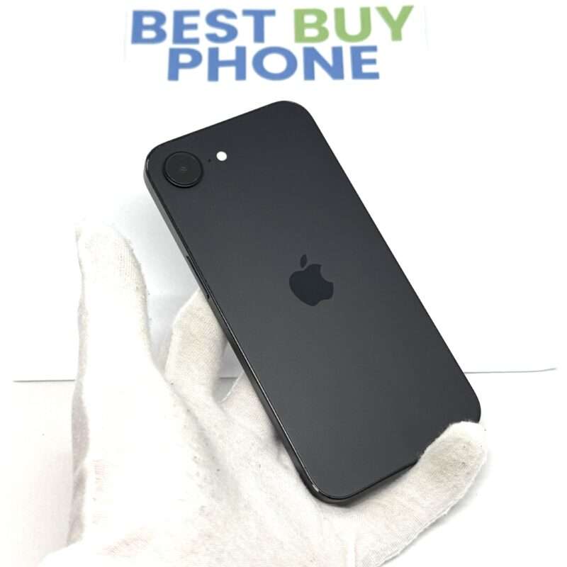 16e iPhone 16E 128GB zwart /krasvrij scherm /100% batt /garantie