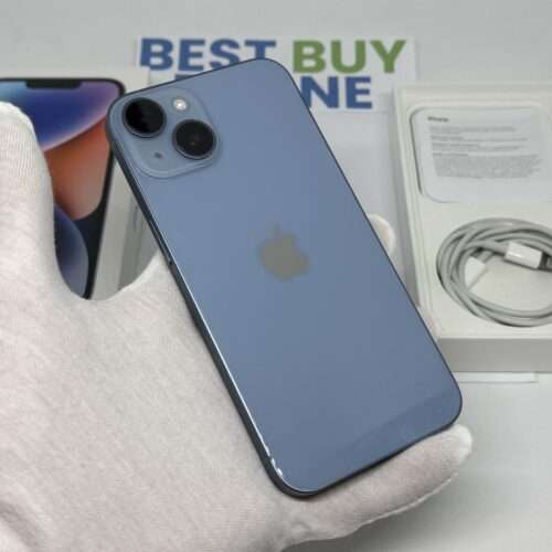 iPhone 14 256GB bauw /krasvrij glas /88% batt /garantie