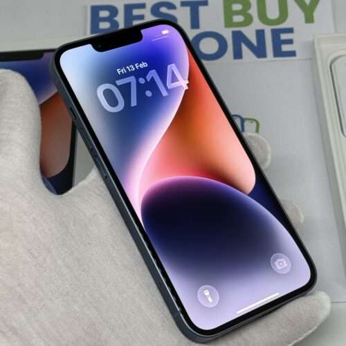 iPhone 14 256GB bauw /krasvrij glas /88% batt /garantie