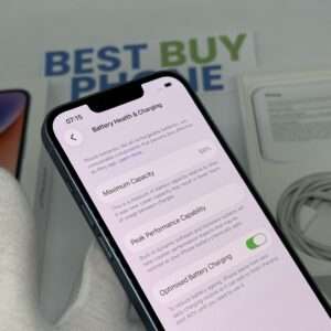 iPhone 14 256GB bauw /krasvrij glas /88% batt /garantie