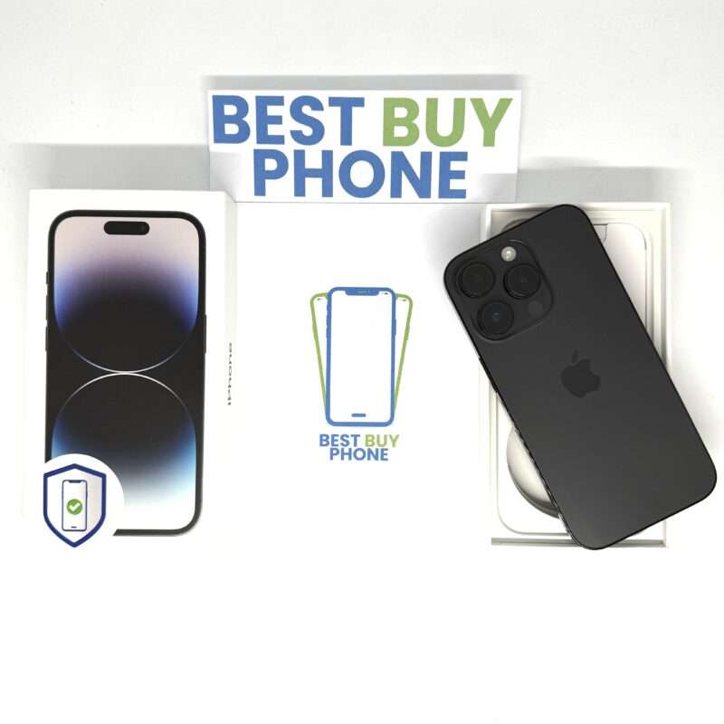 iPhone 14 Pro 128GB zwart /zeer net /85% batt /garantie