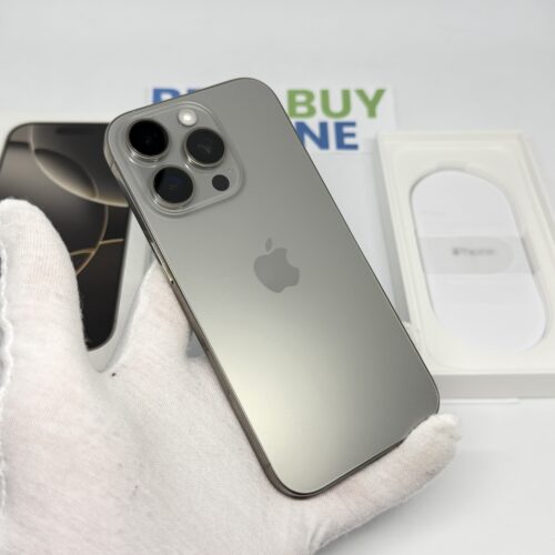 iPhone 16 Pro 1TB naturel /100% batt /krasvrij /Apple care +