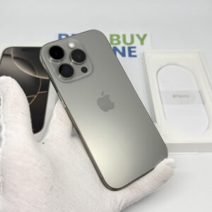 iPhone 16 Pro 1TB naturel /100% batt /krasvrij /Apple care +