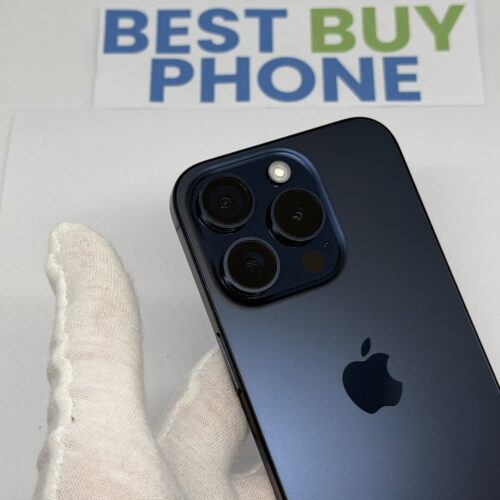iPhone 15 pro 128GB blauw /licht gebruik /90% batt /garantie