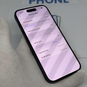 iPhone 15 pro 128GB blauw /licht gebruik /90% batt /garantie