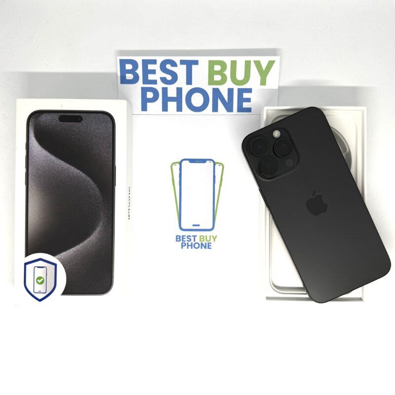 iPhone 15 Pro Max 256GB zwart /licht gebruikt /88% batt /garantie