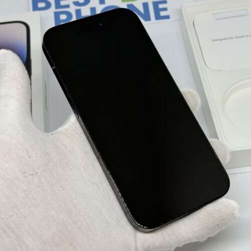 iPhone 14 Pro 128GB zwart /zeer net /85% batt /garantie