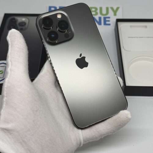 iPhone 13 Pro 128GB grijs /krasvrij /91% batt /garantie