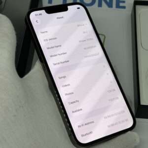 iPhone 13 Pro 128GB grijs /krasvrij /91% batt /garantie