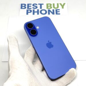 iPhone 16 128GB blauw /zeer net /100% batt /garantie