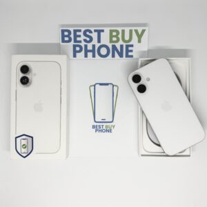 iPhone 16 128GB wit /krasvrij /100% batt /garantie