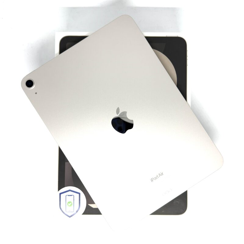 iPad Air 5e M1 64GB starlight /krasvrij /100% batt /garantie