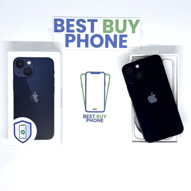 iPhone 13 mini 128GB zwart /kras vrij scherm /100% batt /garantie