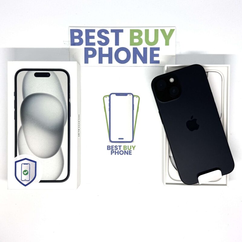 iPhone 15 128GB zwart /ongebruikt + 12 maanden garantie