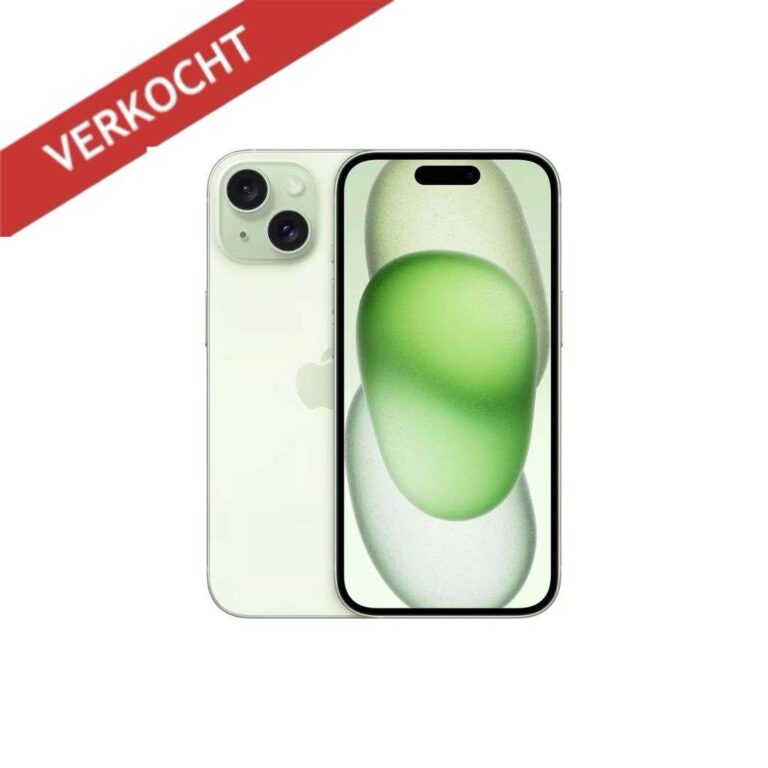 iPhone 15 256GB groen /licht gebruikt /89% batt /garantie