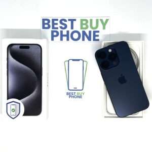 iPhone 15 Pro 128GB blauw /94% batt /kras vrij /AppleCare+