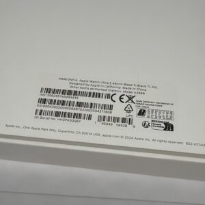 Apple Watch Ultra 2 zwart / zwarte trail Loop /100% batt /garantie