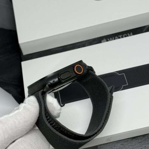 IMG_6001 2 Apple Watch Ultra 2 zwart / zwarte trail Loop /100% batt /garantie