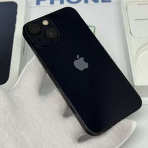 iPhone 13 mini 256GB zwart /kras vrij glas /100% batt /garantie