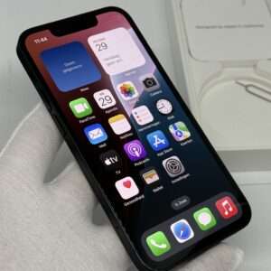 iPhone 13 mini 256GB zwart /kras vrij glas /100% batt /garantie