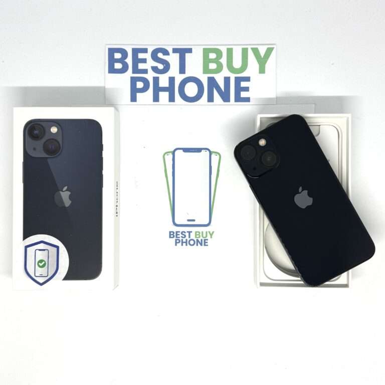 iPhone 13 mini 256GB zwart /kras vrij glas /100% batt /garantie