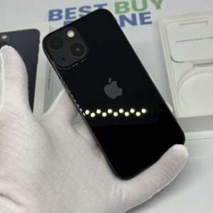 IMG_2324 iPhone 13 mini 256GB zwart /kras vrij glas /100% batt /garantie