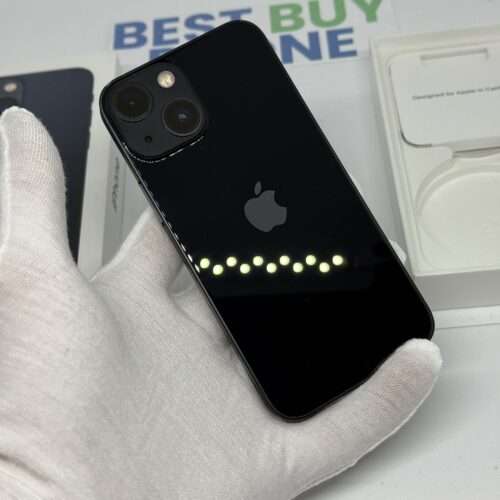 IMG_2324 iPhone 13 mini 256GB zwart /kras vrij glas /100% batt /garantie