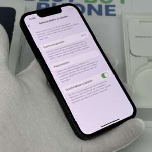 IMG_2333 iPhone 13 mini 256GB zwart /kras vrij glas /100% batt /garantie